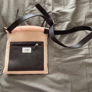 Ugg sheepskin light pink purse